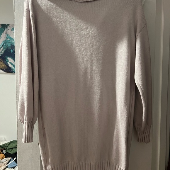 Gently worn BTFBM Women Casual V Neck Knit Mini Fall Sweater Dresses - Picture 6 of 6